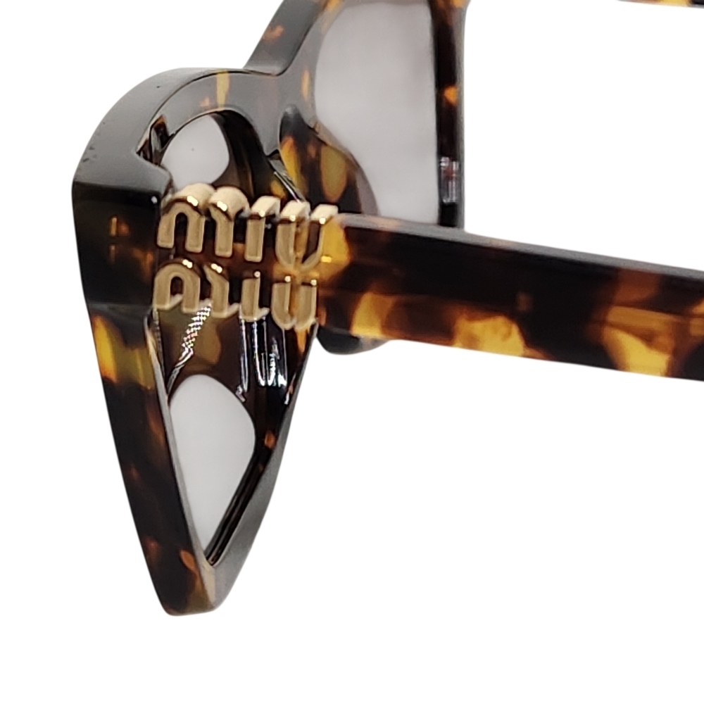Miu Miu Tortoise Shell Rectangular Sunglasses - image 3